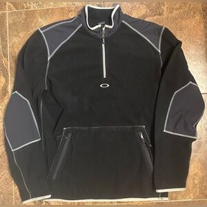 Oakley Butter Tech Fleece Quarter Zip Sweatshirt Black XL